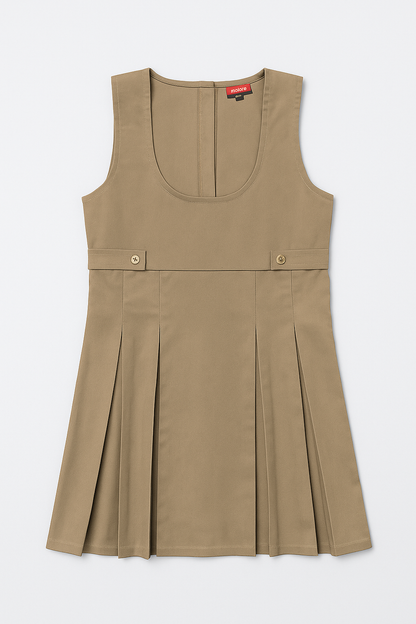 Pleated Buttoned Pinafore (UGT-1|KSC/5)