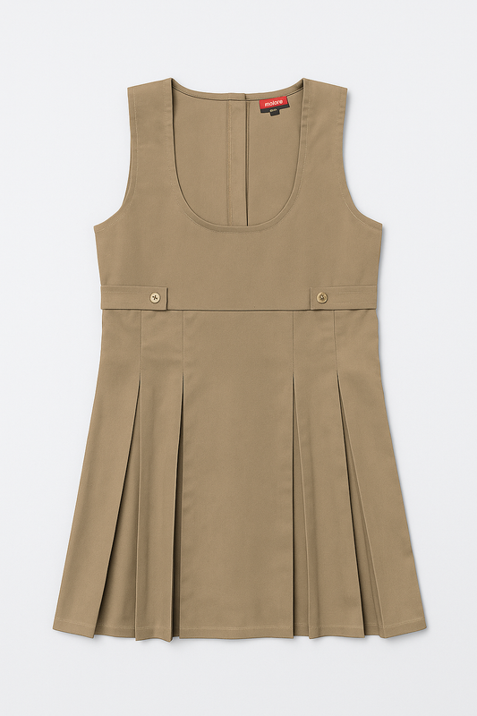 Pleated Buttoned Pinafore (UGT-1|KSC/5)