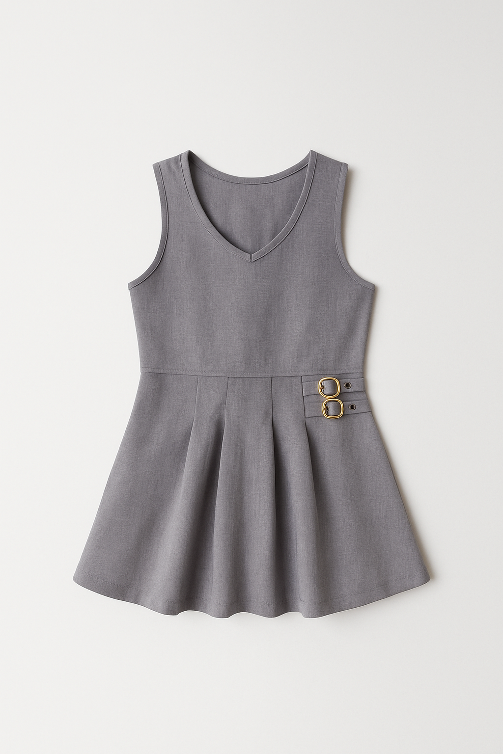 Pleated Twin Tab Pinafore (ISM-1|MIS/19)
