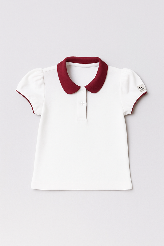 Short Puff Sleeve Polo (PKPH-5|SCS/4)