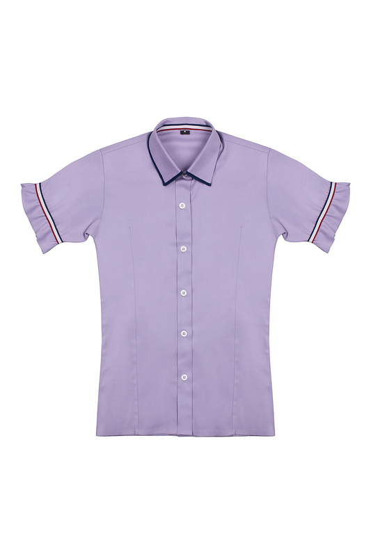 Short Sleeve Ribbon Bow Blouse (MIS-1|MIS/7)