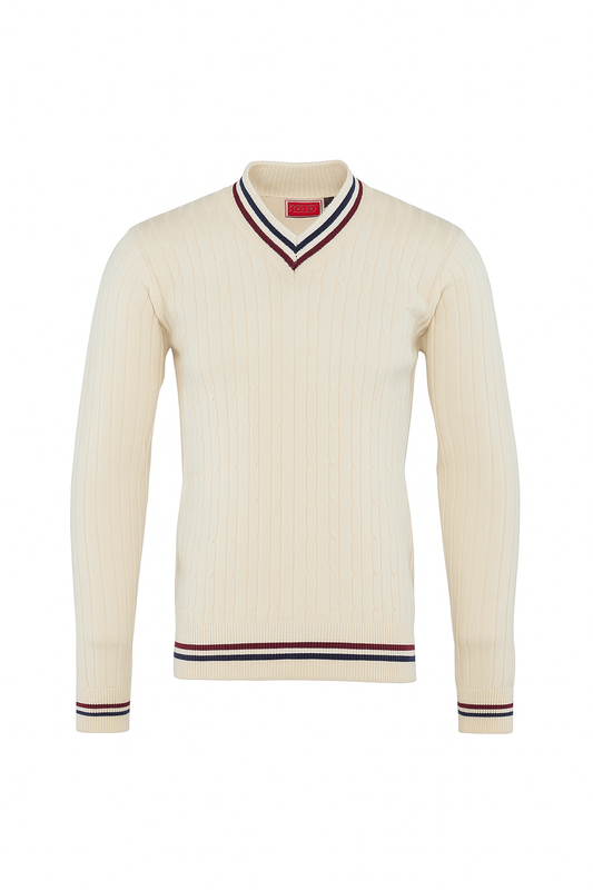 Harvard (Crème Cricket With Harvard Veritas Embroidery)