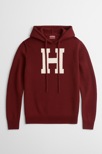 Harvard H Intarsia Hoodie