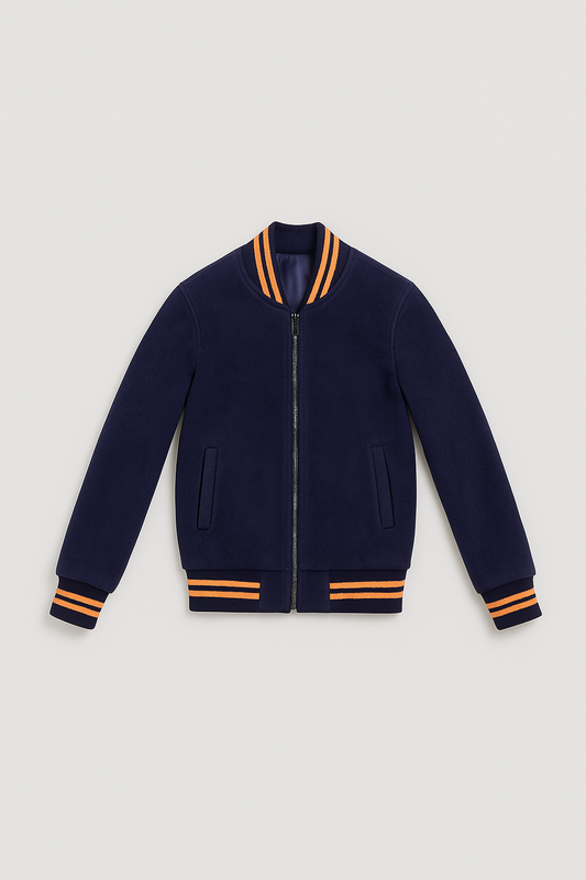 Classic Contrast Bomber Jacket (FLS-1|MIS/30)