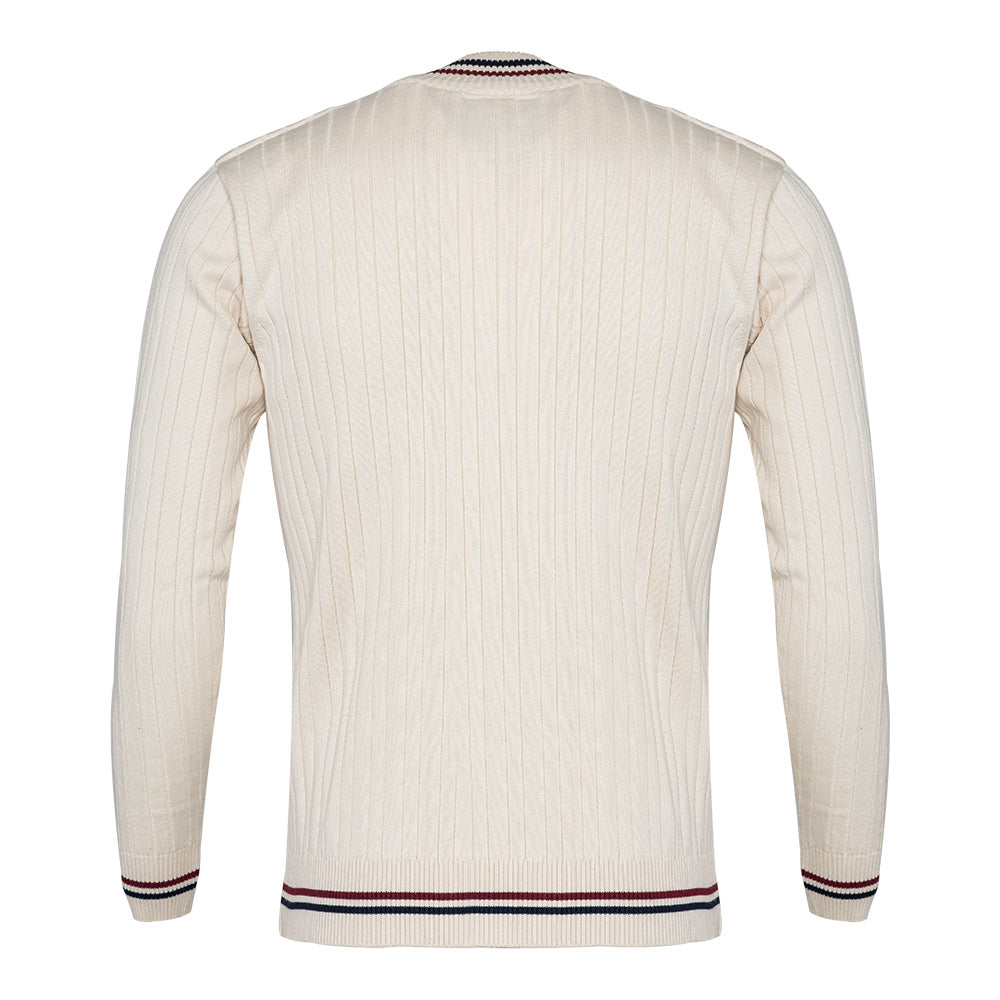 Harvard (Crème Cricket With Harvard Veritas Embroidery)