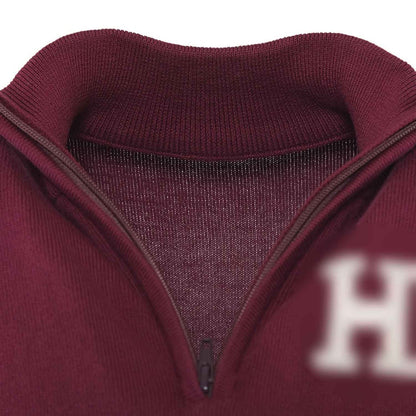 Harvard (Qtr Zip Left Chest H Intarsia)