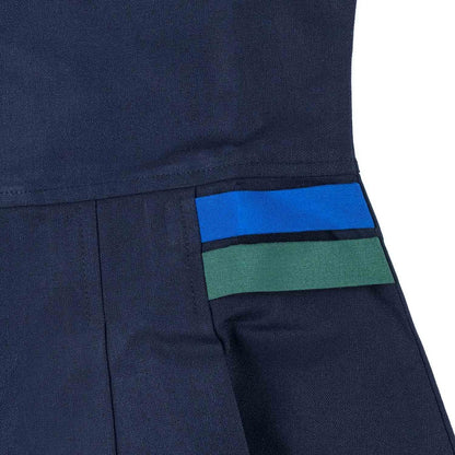 Pleated Twin Tab Pinafore (SIT-9|IKL/4)