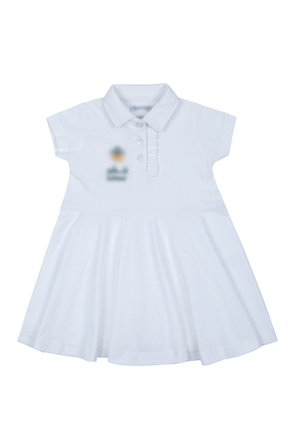 Juthoor Polo Dress (PKH-80C (WHT-REG)|JTH/1)